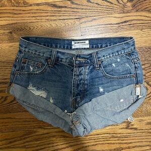 Like New - One Teaspoon Size 23 Denim Shorts